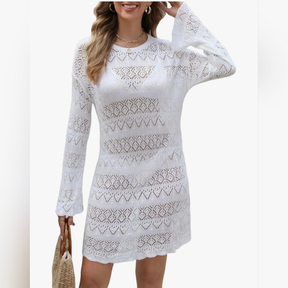 CiCiBird Swimsuit Crochet Cover Up #1037